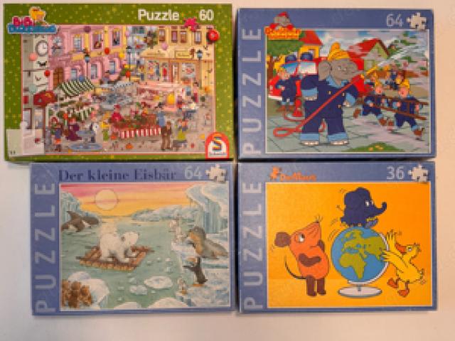 4 Puzzles für Kinder - 1