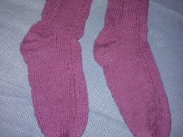 Handgestrickte Socken Größe 39 41 - 1